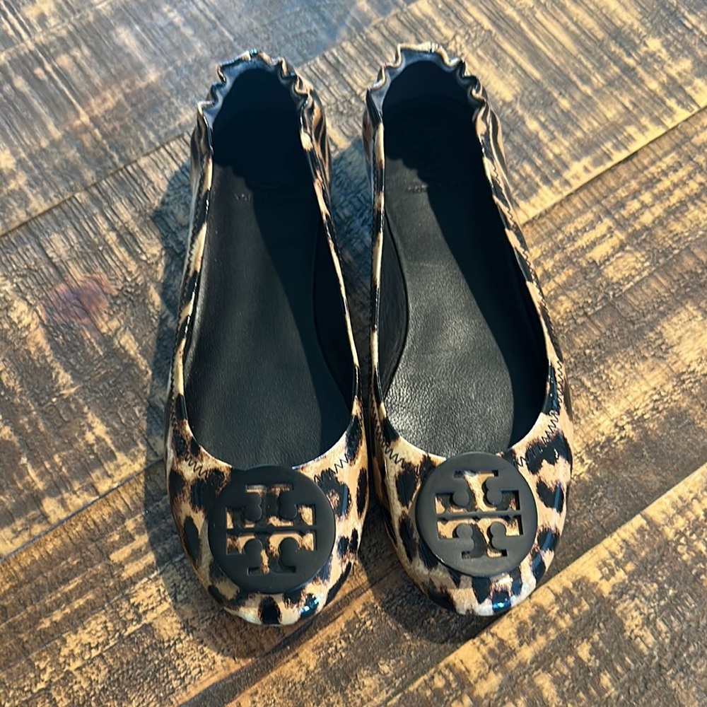 Tory Burch Leopard Ballet Flats
